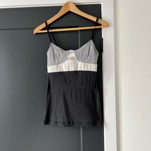 Lululemon Athletica Gray and Black Camisole